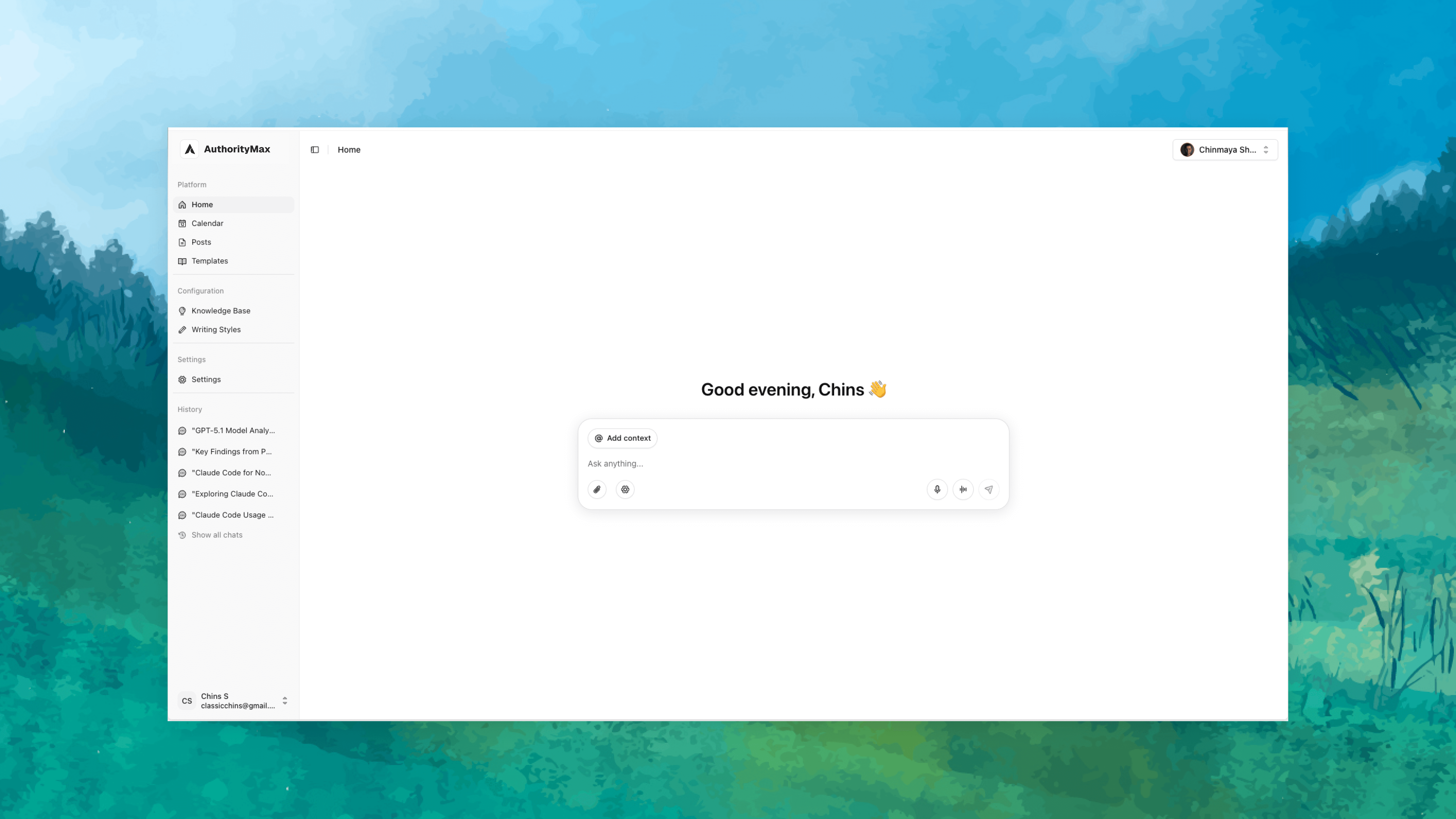 AuthorityMax Dashboard